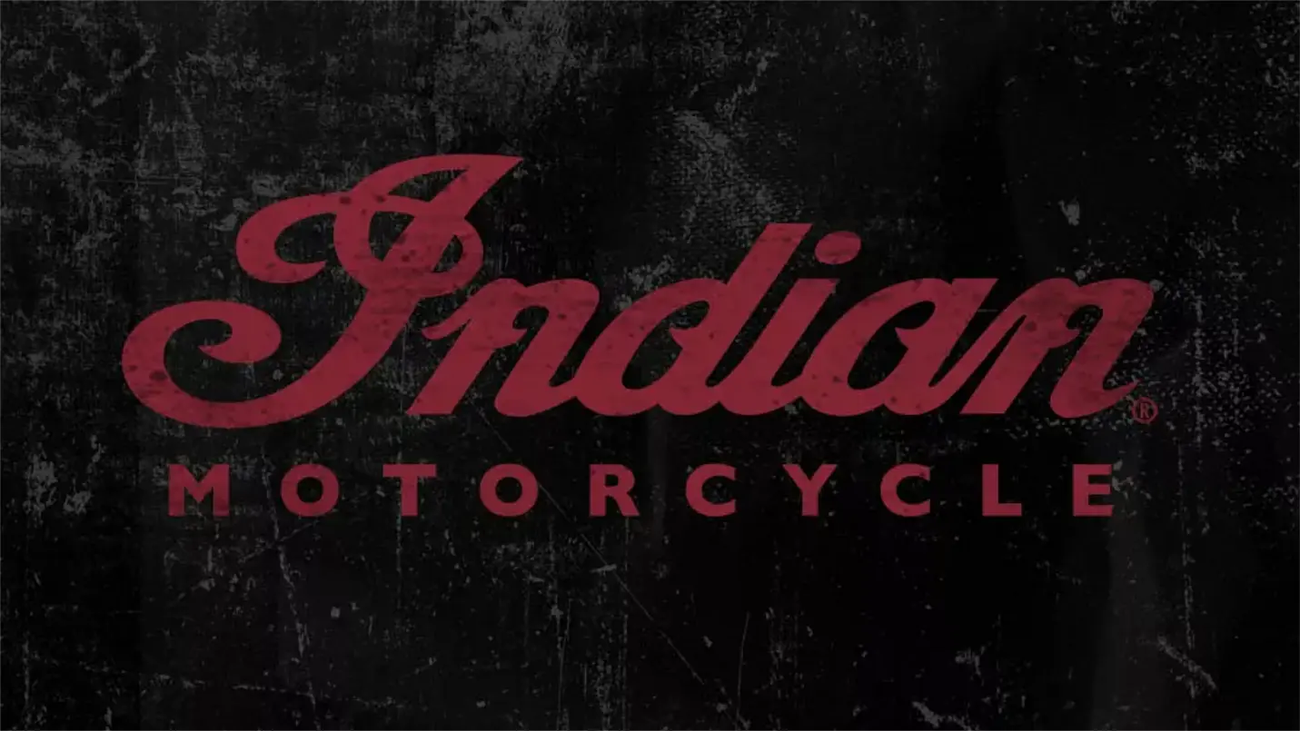 Classic Indian Motorcycle logo on dark background