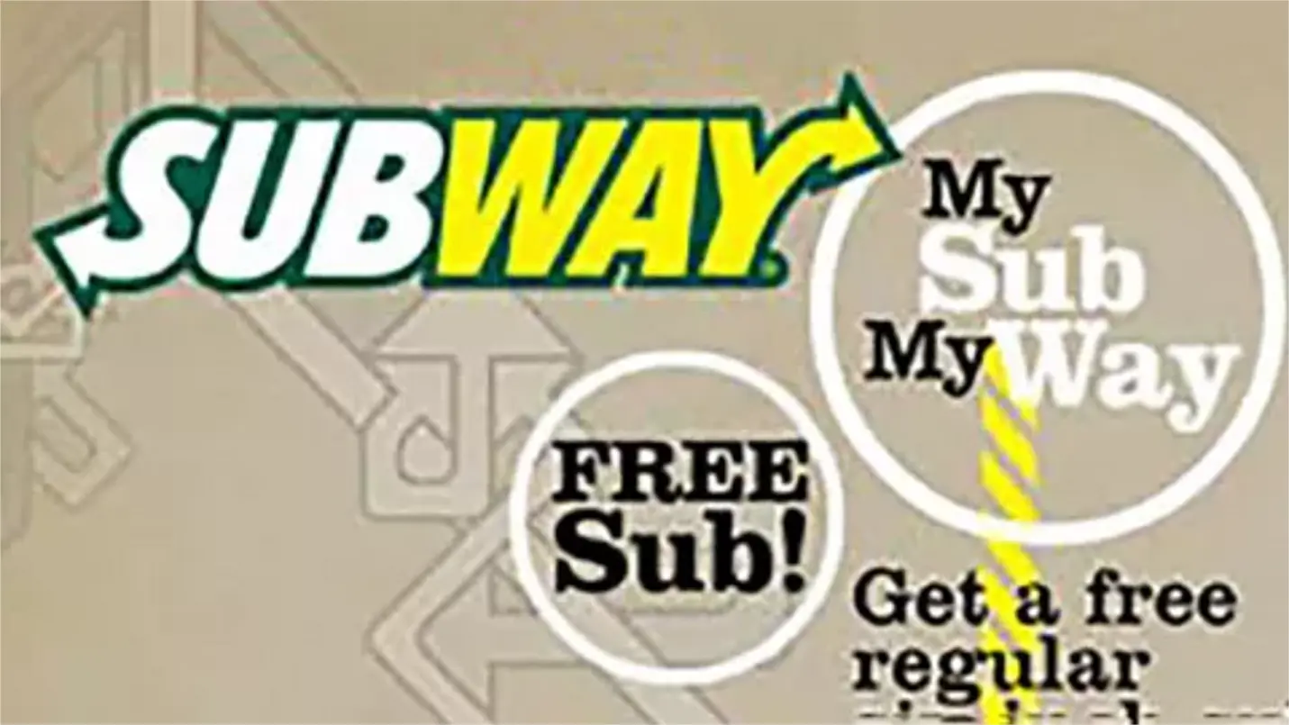 Subway free sub deal: 'My Sub, My Way' campaign